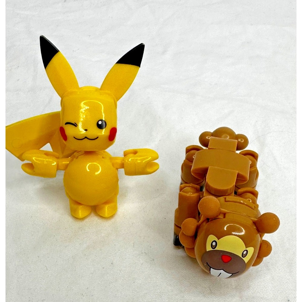 Mega construx Pokemon Pikachu Bidoof Building blocks set 2 Figures